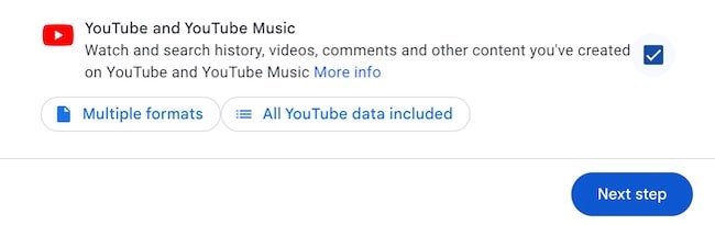 export youtube videos