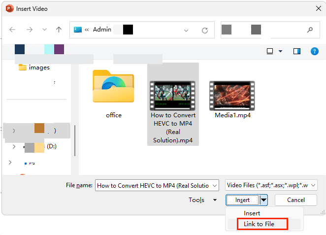 link to video file