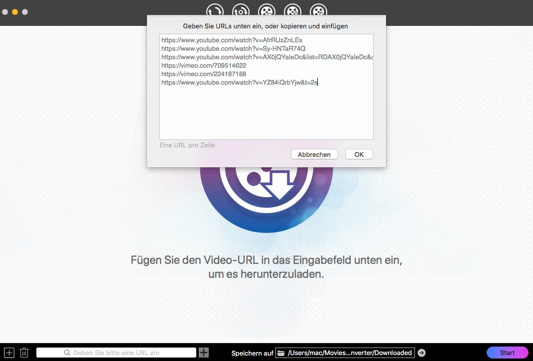 URL einfügen