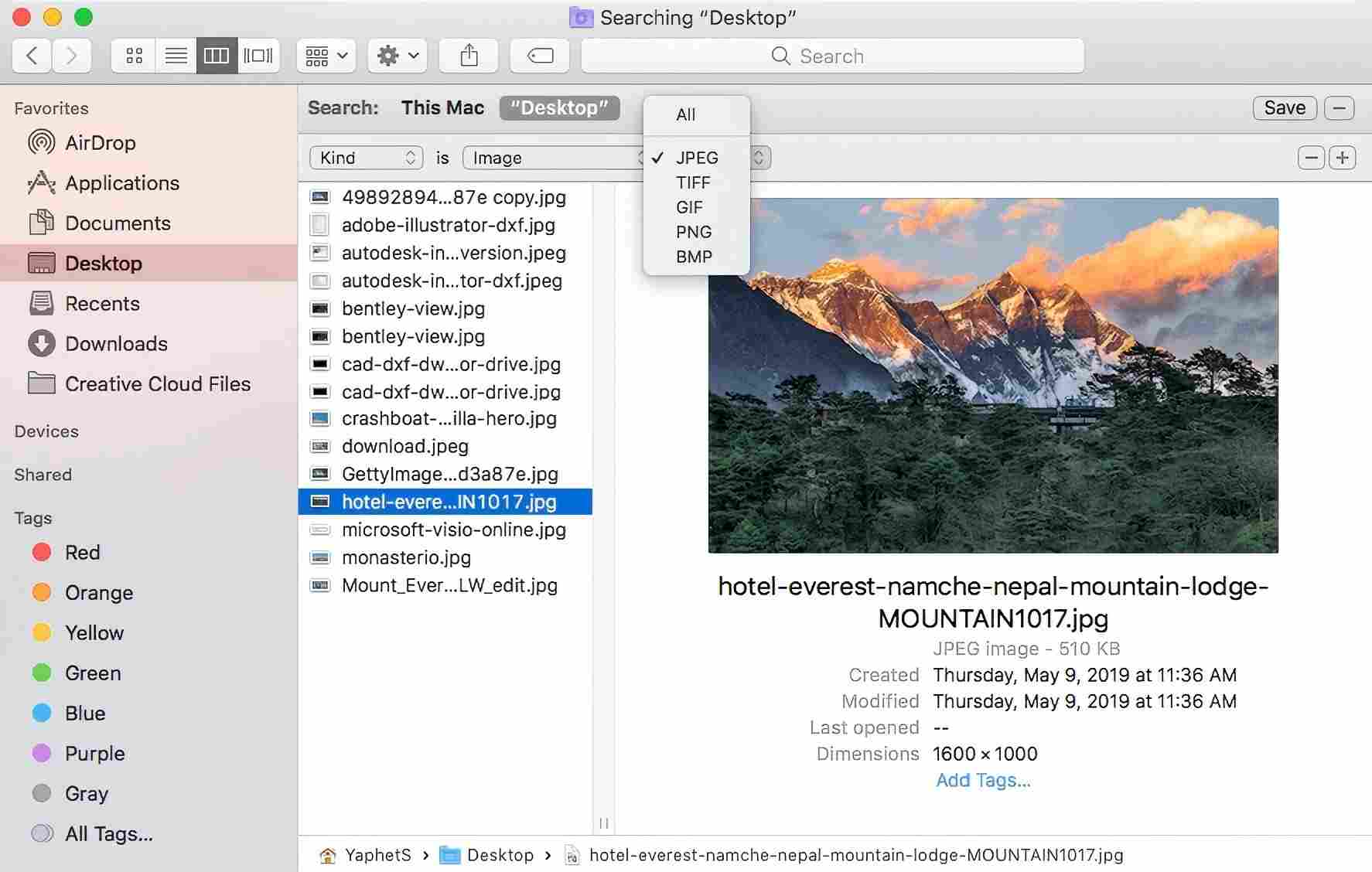 compare visual content
