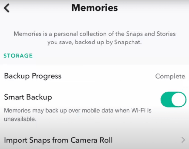 comment récupérer ses memories snap supprimer iphone