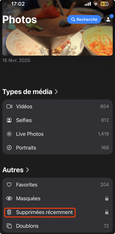 comment récupérer tous ses memories snap iphone