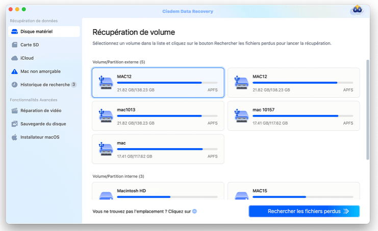 récupérer fichier pages non enregistré mac
