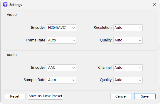 make an advanced setting