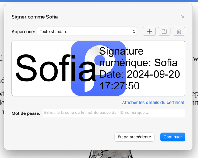 signer un PDF mac cisdem