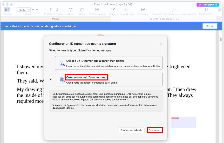 signer sur un PDF cisdem