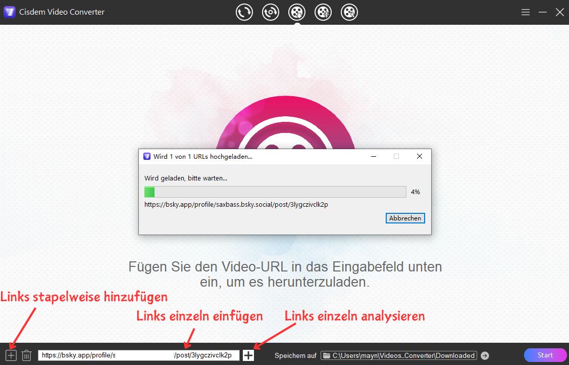 einen Link analysieren
