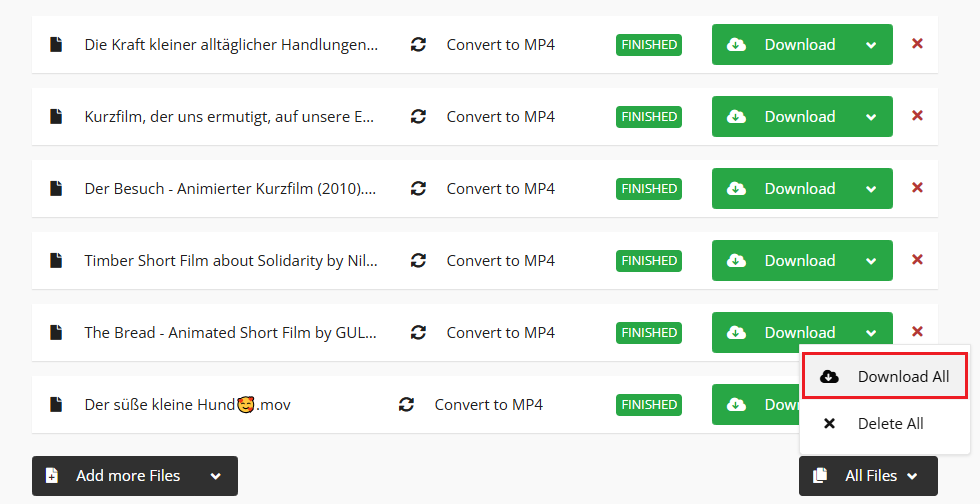 MP4-Videos herunterladen