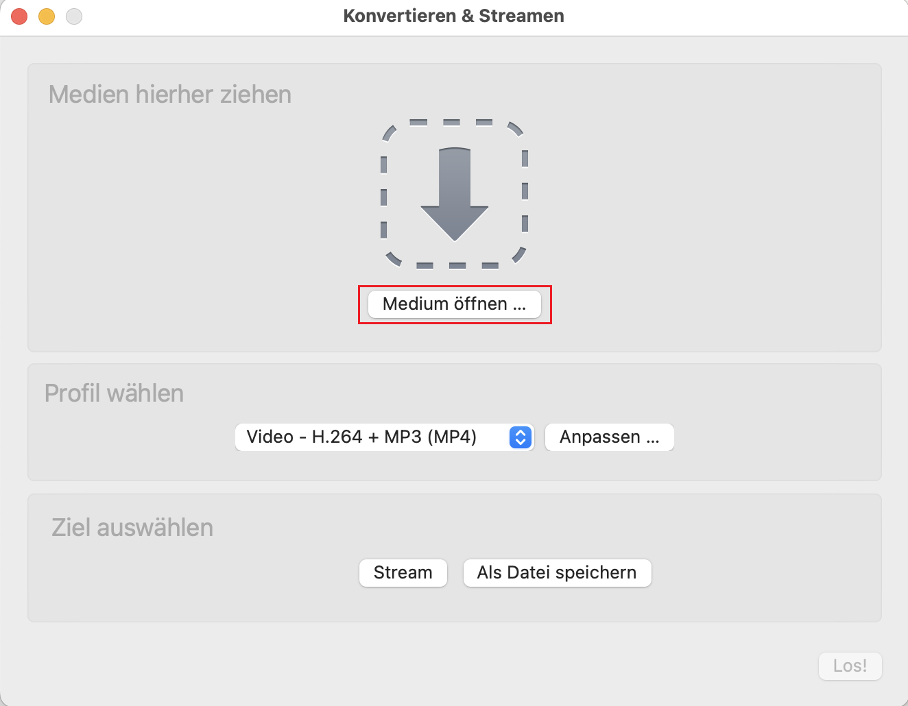 MOV-Datein hinzufügen