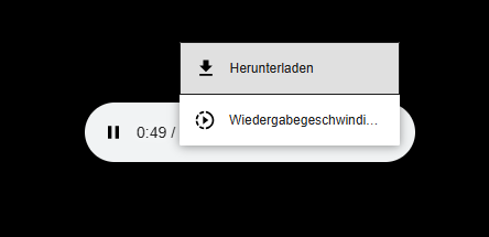 Audiodatei herunterladen