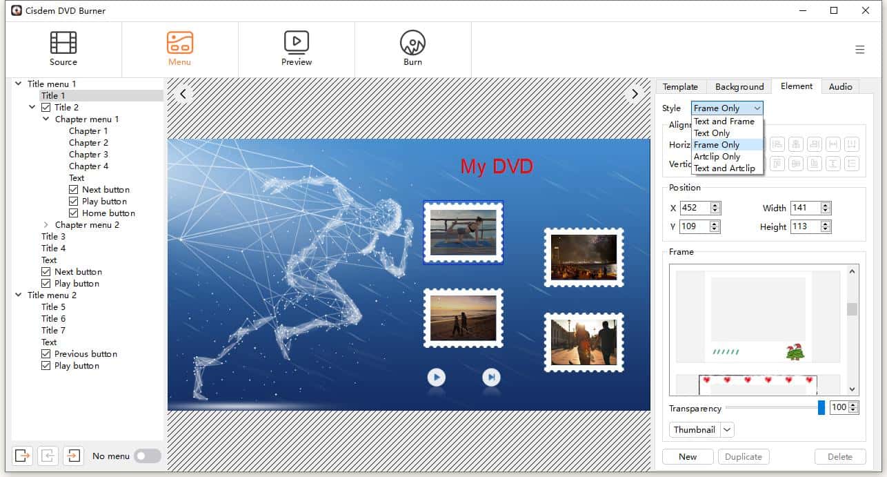 menu creator alternative