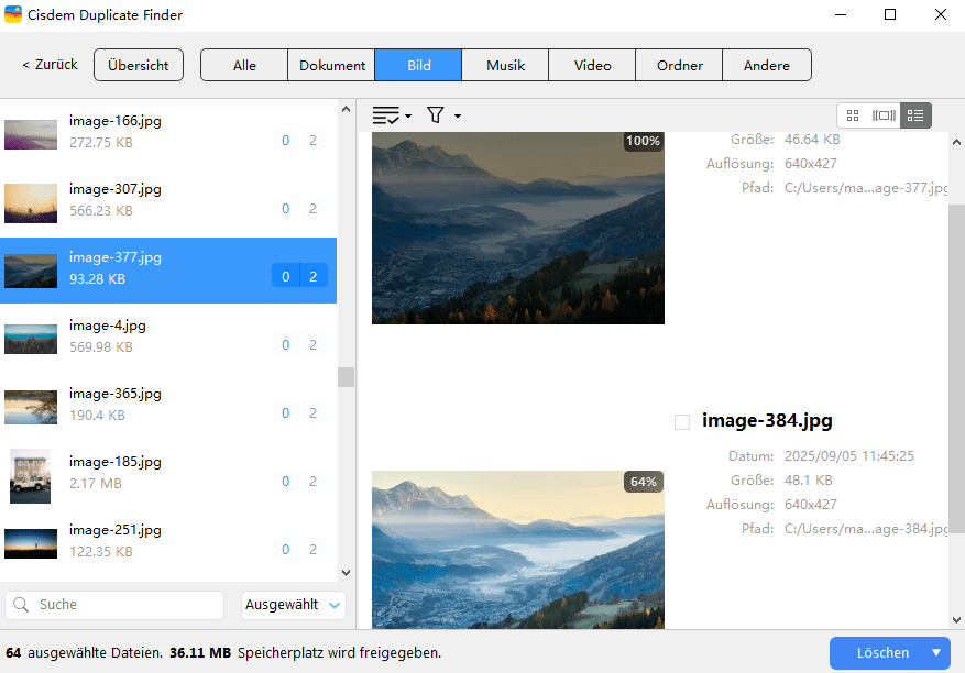 visuell ähnliche Bilder ansehen