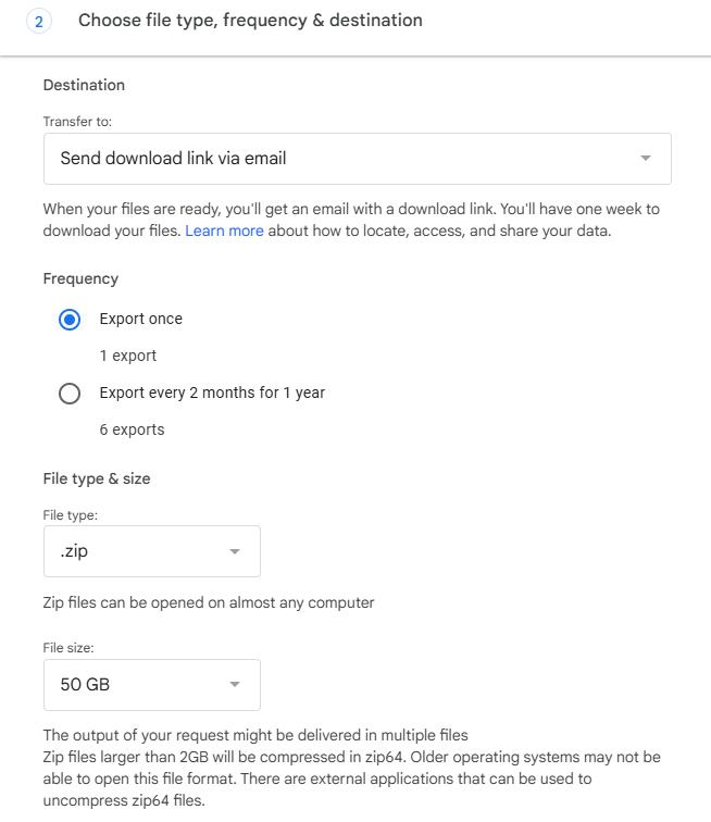 send download link via email