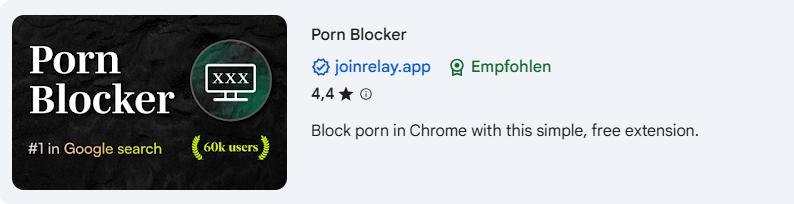 die Erweiterung Porn Blocker