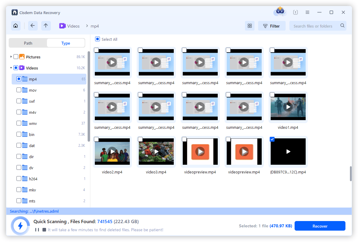 repair mp4 video cisdem win01
