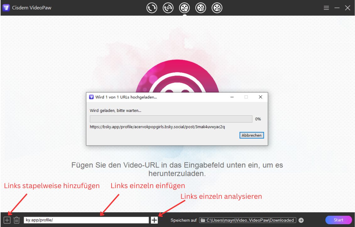 einen Link analysieren
