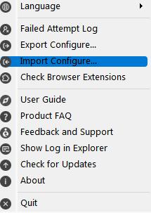 import configure
