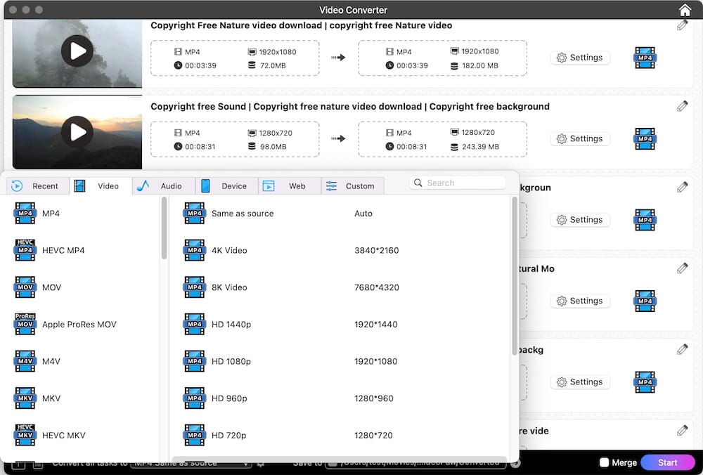 convert youtube playlist