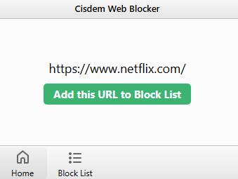 add the url of netflix