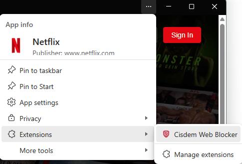 click cisdem web blocker