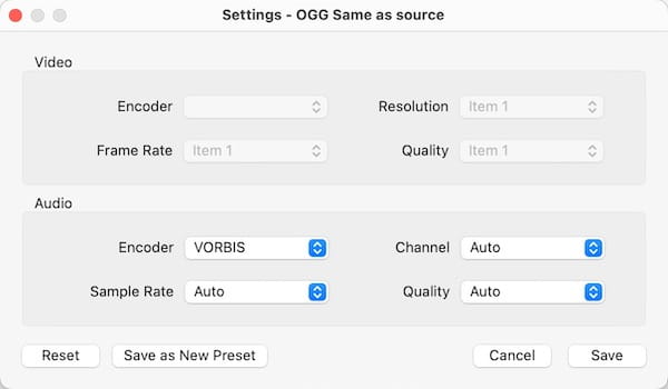 edit audio parameters 