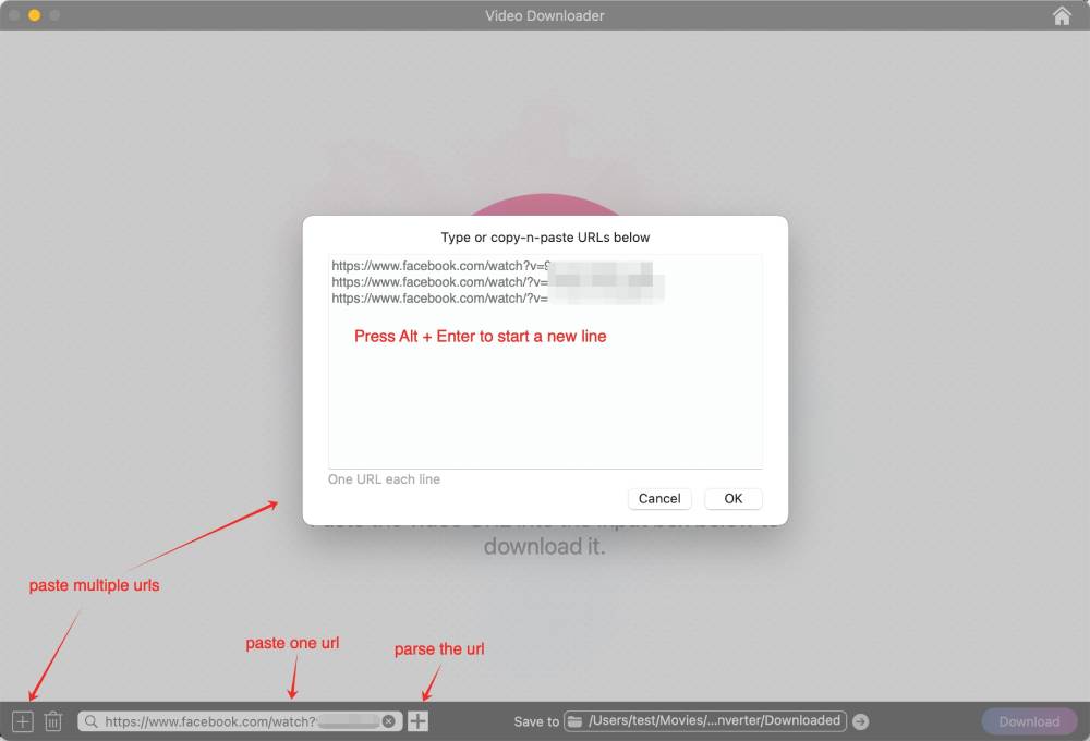 load Facebook live videos in batch