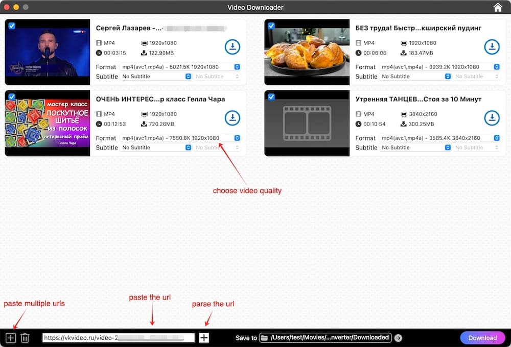 paste the copied link