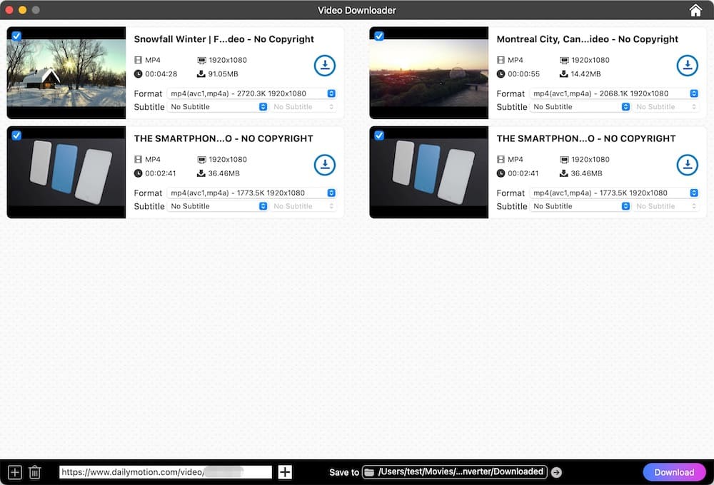 add videos to videopaw