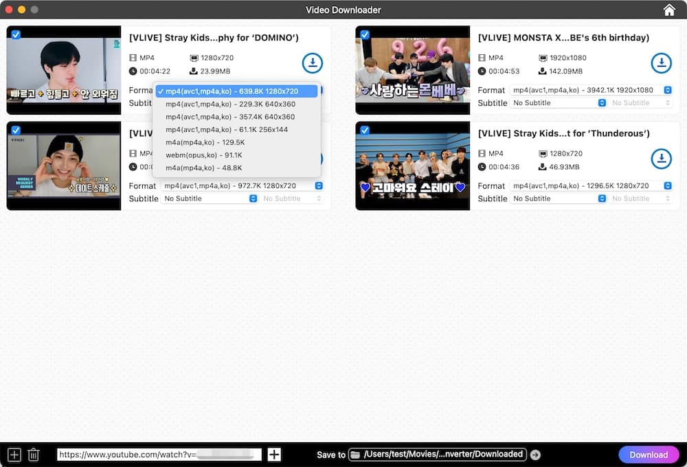 download vlive videos