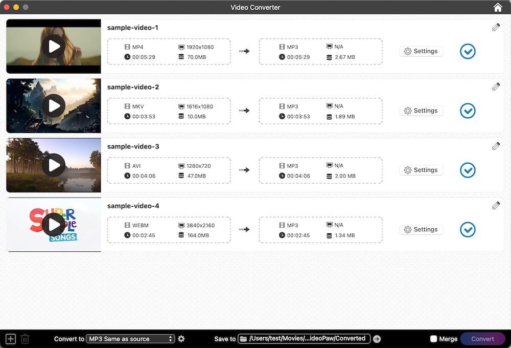 convert videos to mp3 on mac