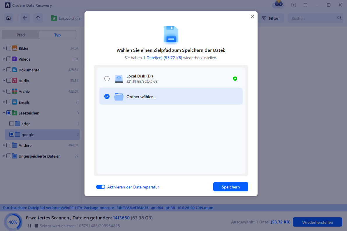 recover chrome bookmarks cisdem 03