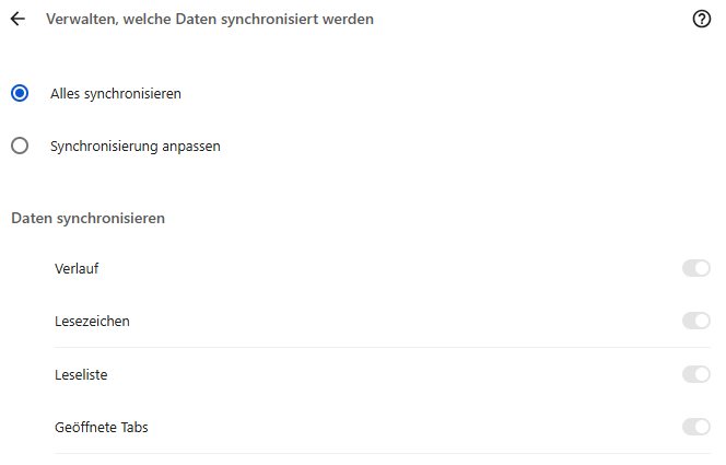 chrome bookmark sync 03