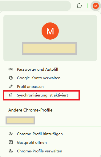 chrome bookmark sync01