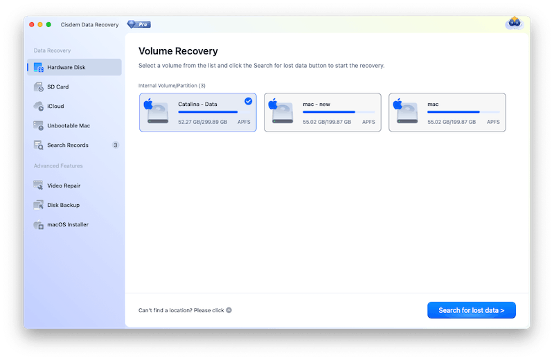 recover aep files with cisdem 01