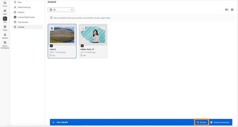 recover from adobe cloud 02