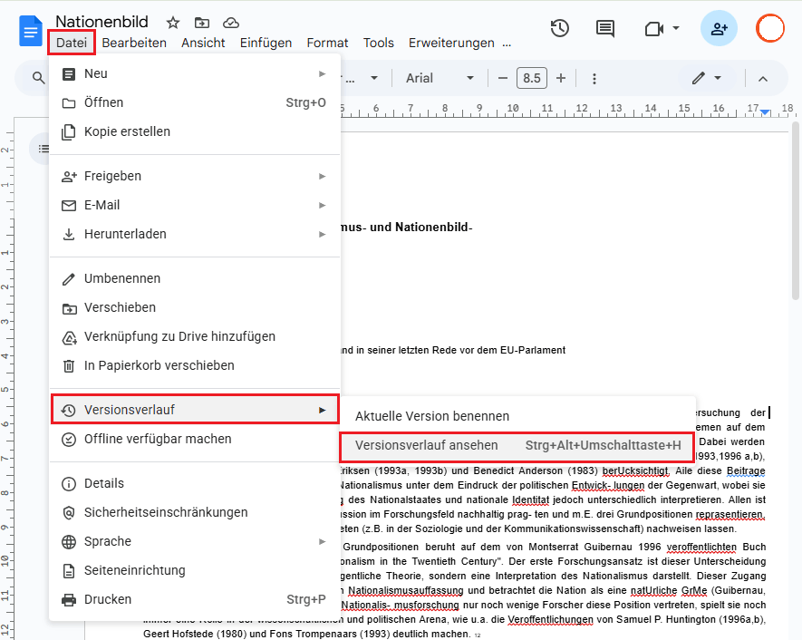 google previous version 01