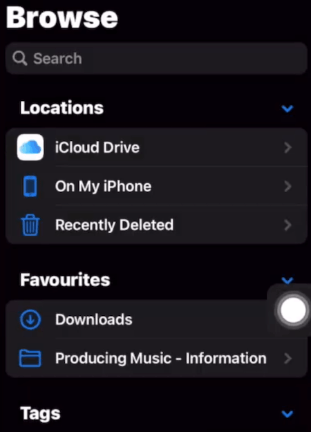 recover garageband iphone 01