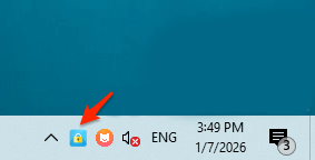 the Cisdem AppCrypt icon on the taskbar