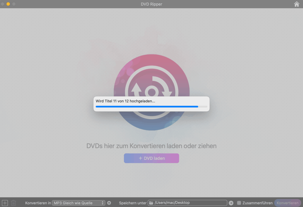 DVD laden