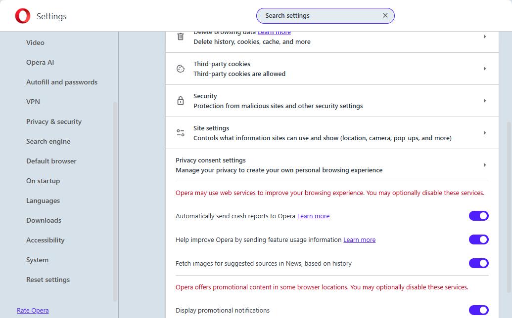 privacy and security