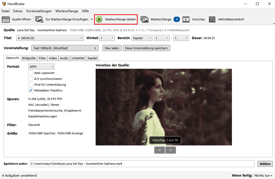 handbrake video encoder 
