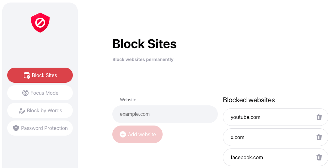 Block Site