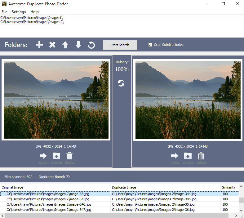 free duplicate photo finder for Windows PC