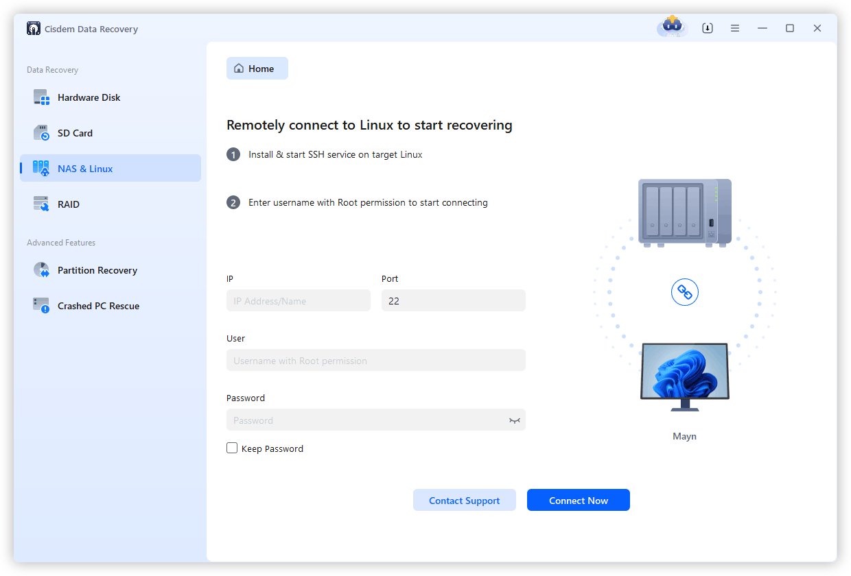 recover linux cisdem02
