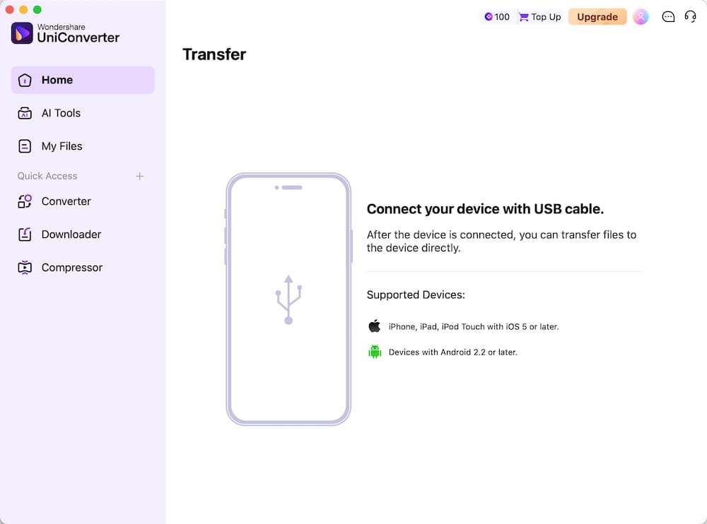 wondershare transfer