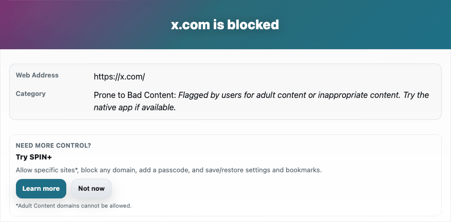 Web Filter For Chrome