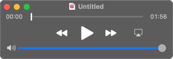 stop audio recording in quicktime