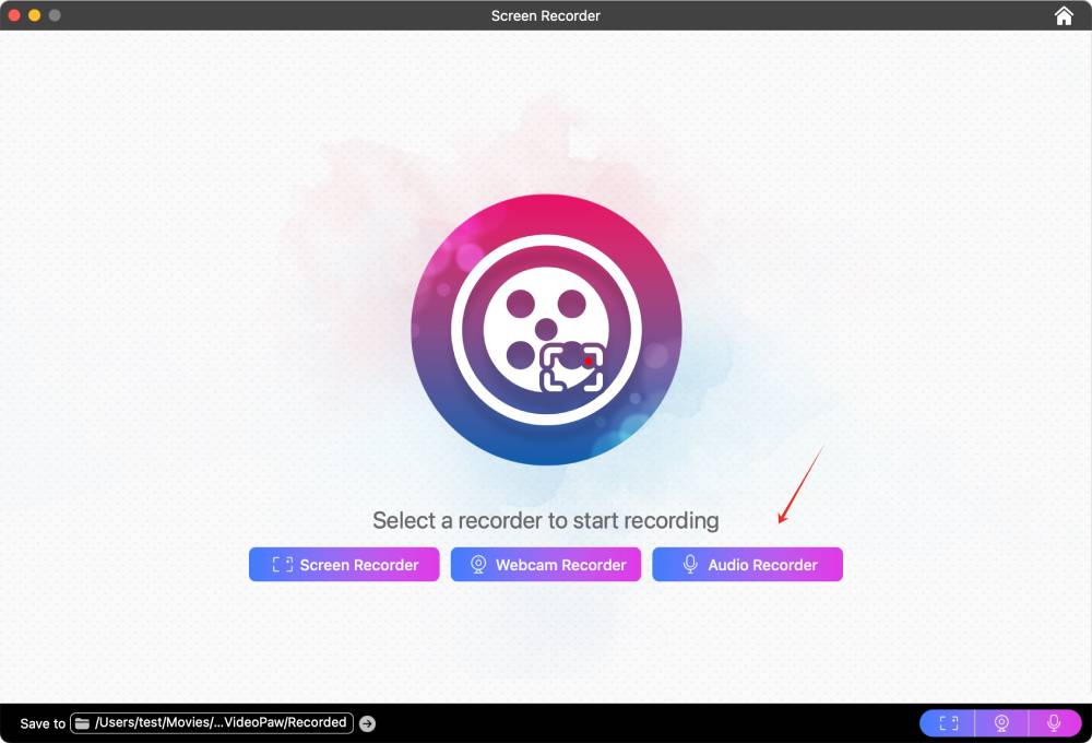 choose audio recorder
