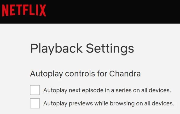 turn off outo play on netflix