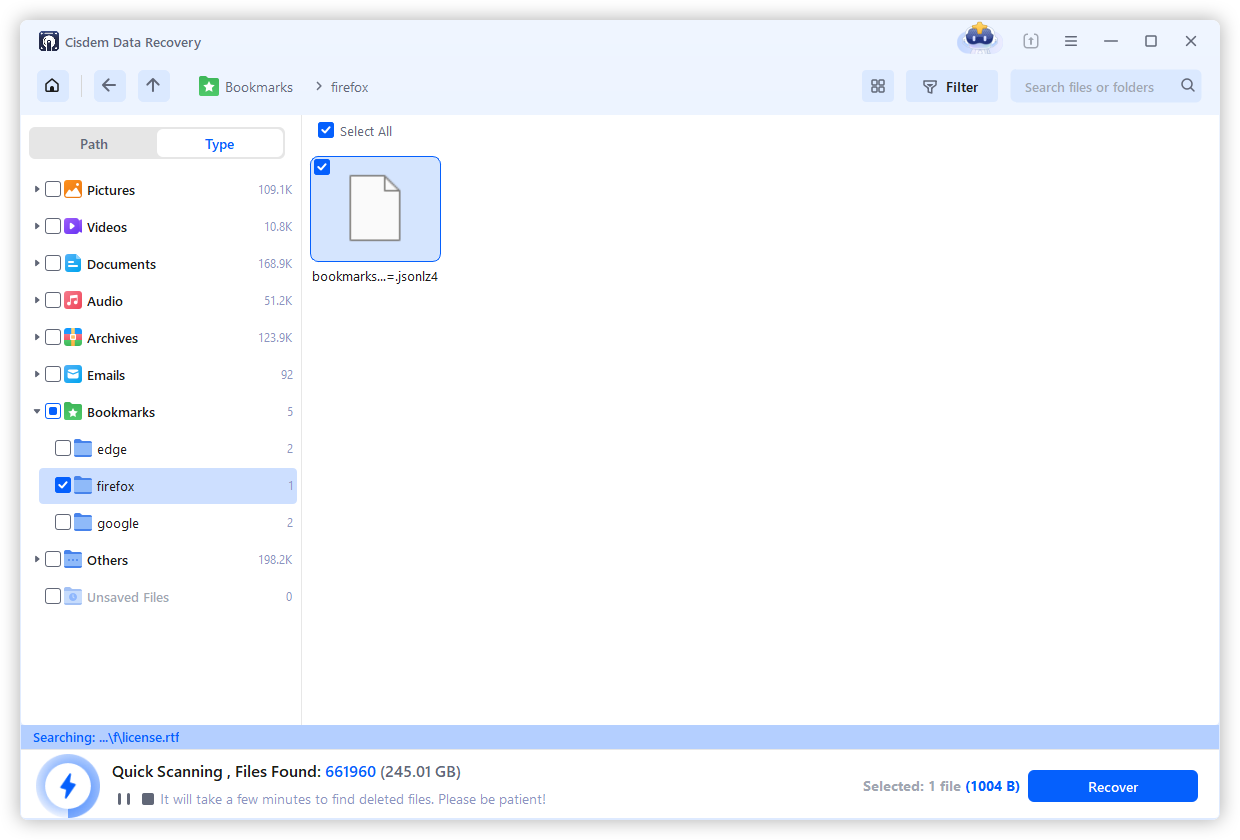 restore firefox bookmarks cisdem03